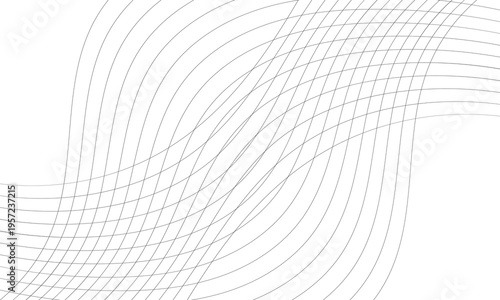 Minimal Abstract Wavy Lines Background Design. Clean abstract background with flowing wavy lines on light surface, minimal design ideal for modern branding, technology themes, and creative layouts.