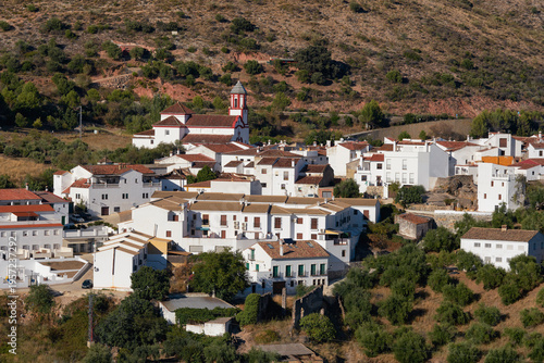 Atajate, white town in the province of Malaga. Andalusia, Spain