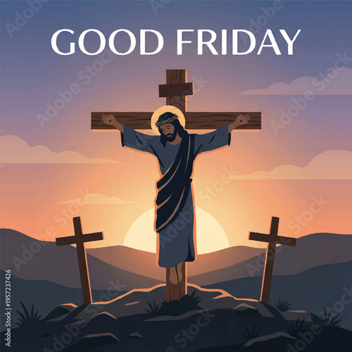 Jesus Christ on the Cross for Good Friday