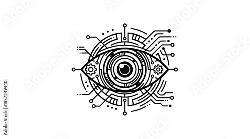 Digital Eye with Circuit Board Technology