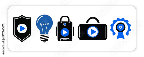 Mega set of vector solid icons. Contains such icon collection as marketing, business process,
commerce, learning, shopping, industry, Stock,Video,Templates
customer service, branding, analytics, Duoto