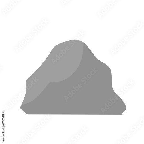 Rock shape flat icon