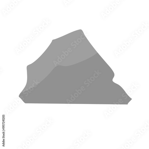 Rock shape flat icon