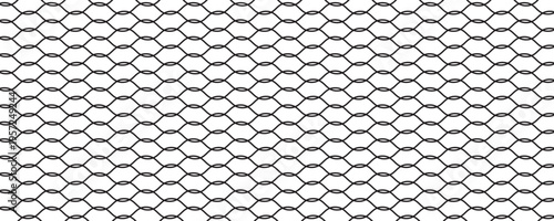 High Resolution Isolated Chain-Link (Or Wire Net Or Wire-Mesh) Fence On A White Backgroundt