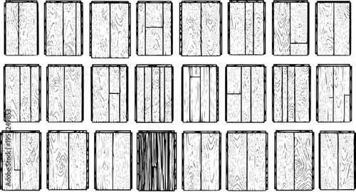 Varied Wood Planks: A Texture Collection