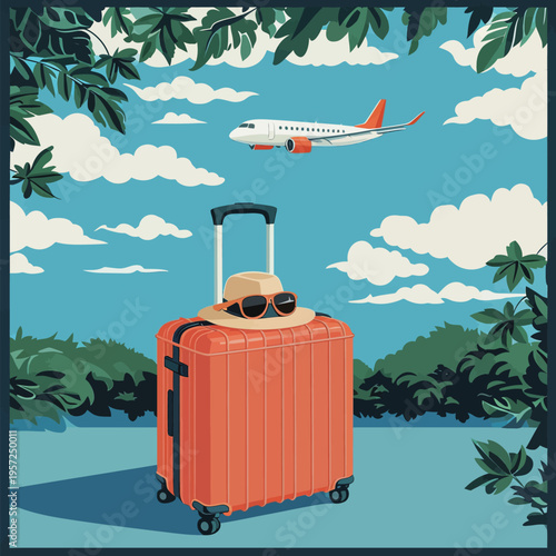 Travel season brings bags, planes, sun hats, and sunglasses as people prepare for summer trips to warm destinations