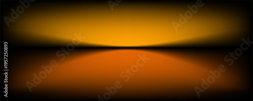 Abstract gradient podium background. black, gold, brown, 3D studio background. Clean scene for product presentation mockup template. eps 10