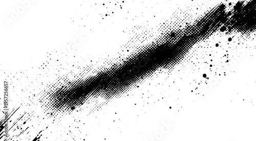 Grunge Black and White Distress Texture .Wall Background .Vector Illustration eps10