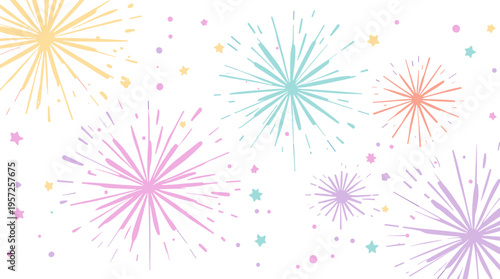 A whimsical and calming pastel background. Perfect for branding, social media graphics, or websites needing a soft, playful touch.