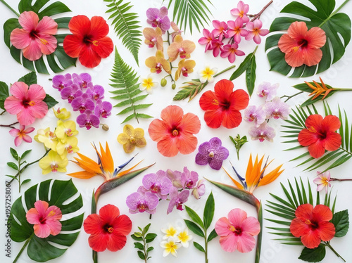 seamless pattern with flowers