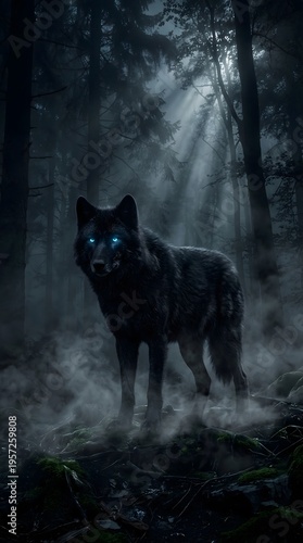 wolf in the night