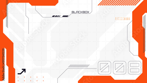 abstract orange and grey modern futuristic background design with cyberpunk style