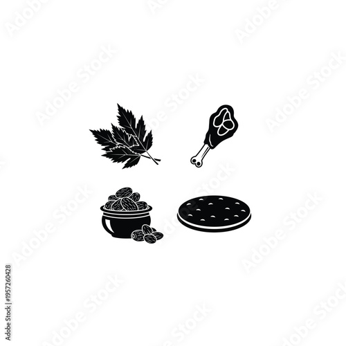 Delicious barbecue ingredients on a table