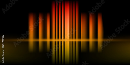 Abstract background with vertical lines in blue colors and equalizer spectrum shape, concepts, ideas