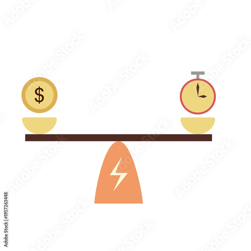 Deflation financial economy depression illustration