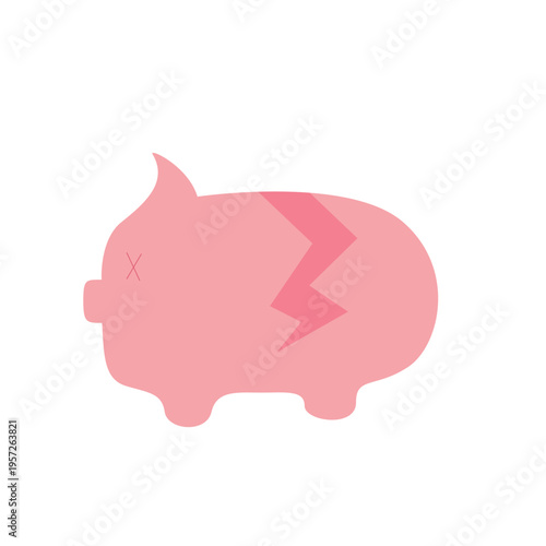 Deflation financial economy depression illustration