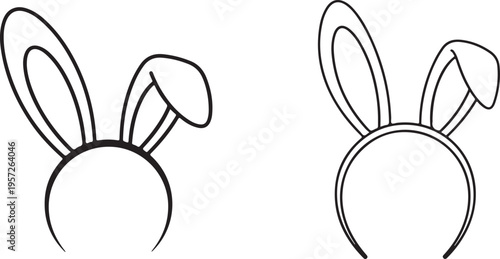 Cute Bunny Ears Headband Vector for Easter Costume

Pink and White Rabbit Ears Accessory Clip Art

Minimalist Bunny Headband Illustration for Kids Party