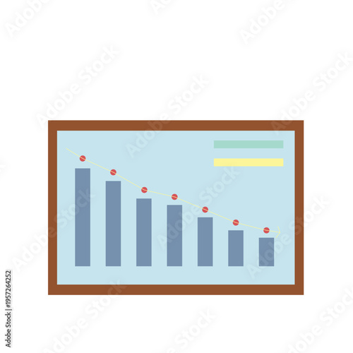 Deflation financial economy depression illustration