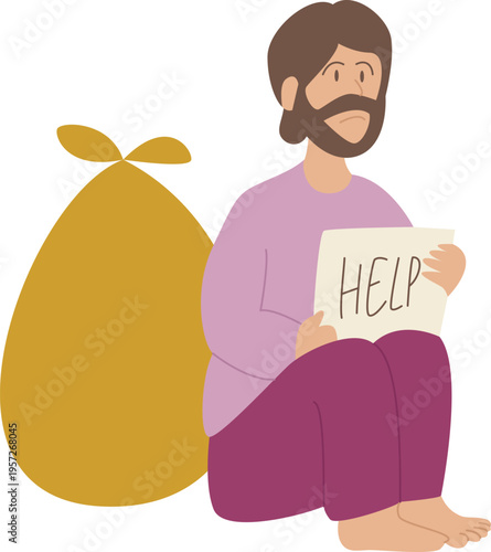 Deflation Financial economy problem illustration