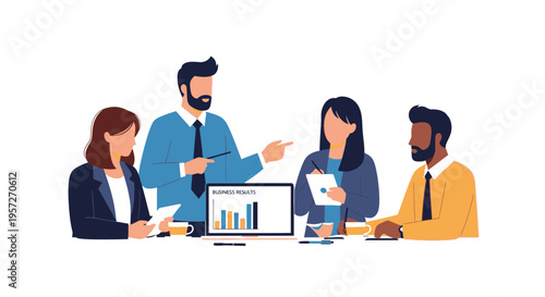 Business people in a meeting discussion 4.