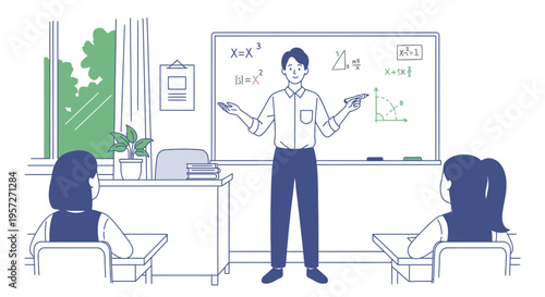 Man standing in front of whiteboard.