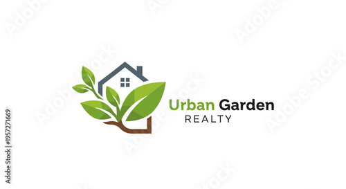 Urban Garden Realty Logo Design.