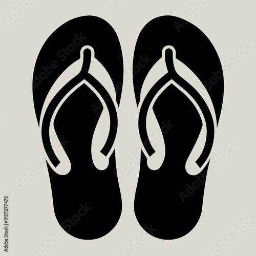 flip flops vector illustration