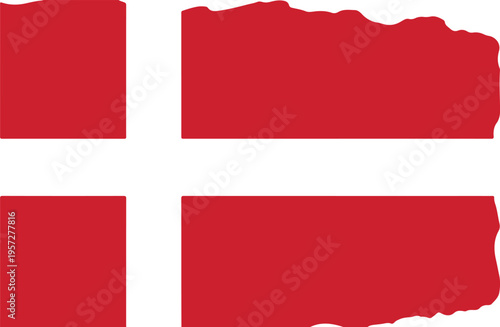 The flag of denmark with distressed red cross Free Download The flag of denmark with distressed red cross - GFXLoad