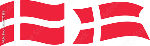 Danish flag illustration