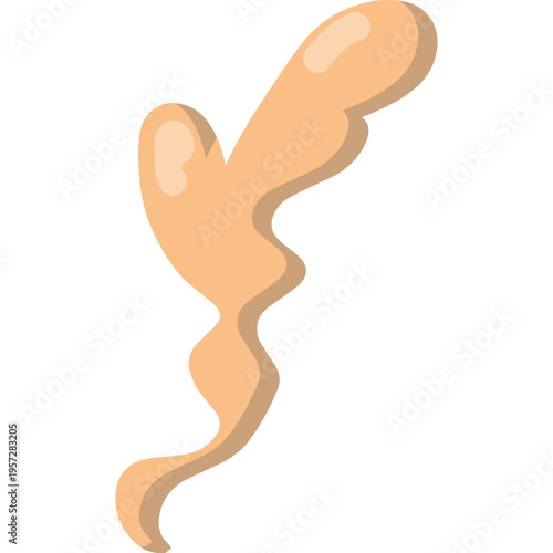 Smell icon. Smoke, steam, aroma swirl cloud vector isolated on white background