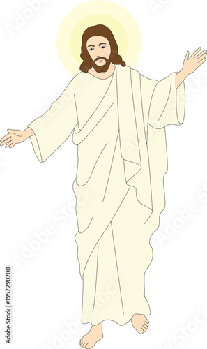 Ressurection of Jesus Christ Illustration