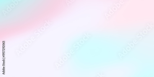Abstract soft pink and blue gradient blurred background. Smooth delicate pastel color blend. Modern clean art backdrop for design concept