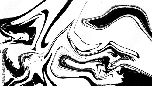 twirl bend dimension swirl line illustration background and marble ink. - Illustration