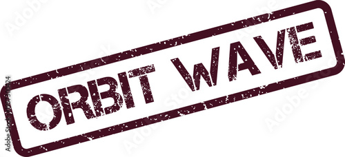 Orbit Wave grunge style typography for a powerful official approval seal