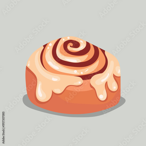 Cinnamon cake and cream cheese