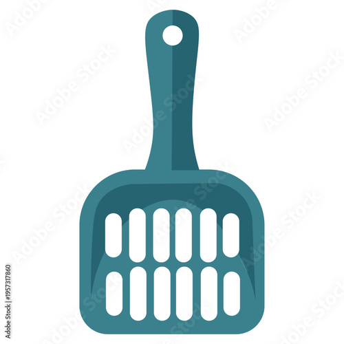  Cat Litter Scoop Pet Cleaning Tool Vector Illustration