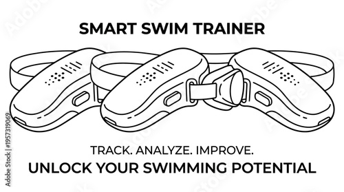 Smart Swim Trainer with Text