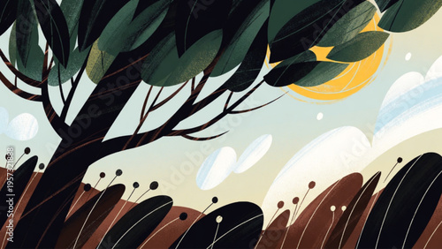 Abstract atmospheric background featuring soft blue and gray color transitions creating a serene misty landscape effect for professional design projects.