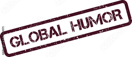 Official global humor message stamp for worldwide entertainment and joyful declarations