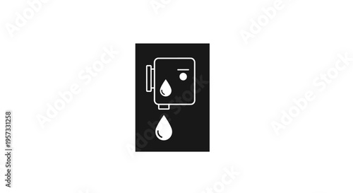 Hand Sanitizer Dispenser Icon