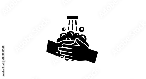 Washing Hands With Soap And Water Icon