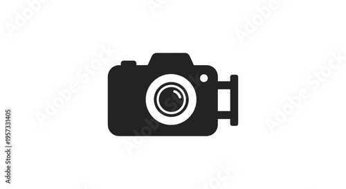 Simple Black Camera Icon