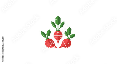 Abstract Radish Logo
