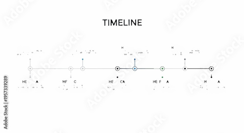 Business project timeline infographic template.