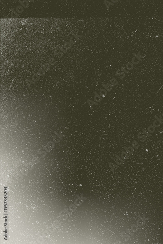 Soft gray gradient with central glow and grunge overlay of noise grain plus subtle scratches, blurred texture, horizontal banner