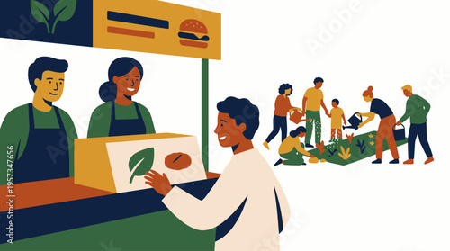 Flexitarian Living Plant-Based Food and Community Gardening