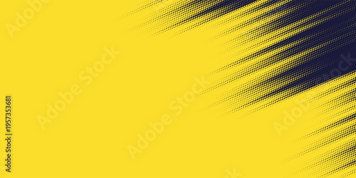 Dots halftone yellow and blue color pattern gradient grunge texture background. Dots pop art comics sport style vector illustration halftone. modern