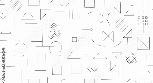 High-quality 4K HD professional geometric shapes template for commercial stock image marketing backgrounds