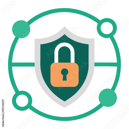 Secure payment icon. 