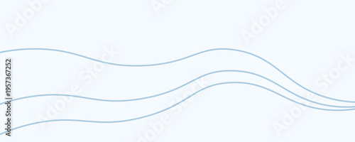 Digital graphical abstract background set. Curved thin wavy line background for artist. Flowing wavy stroke elements on white page. Thin line wavey background on isolated white background.